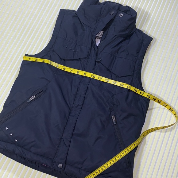 Columbia Sportswear Blue Puffer Vest Small Feather and Down - Picture 9 of 10